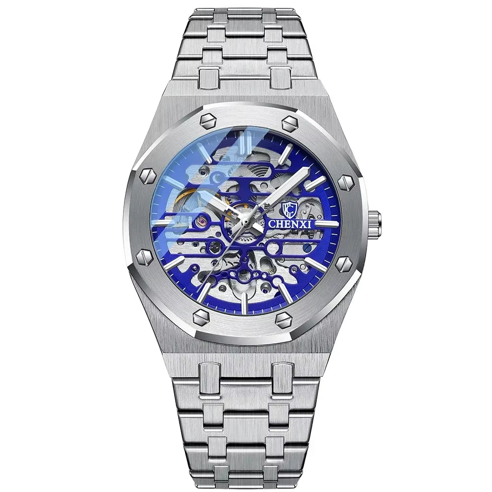 8848 Automatic Mens Watches Top Brand Mechanical Tourbillon Wrist Watch Waterproof Business Stainless Steel Sport Watches