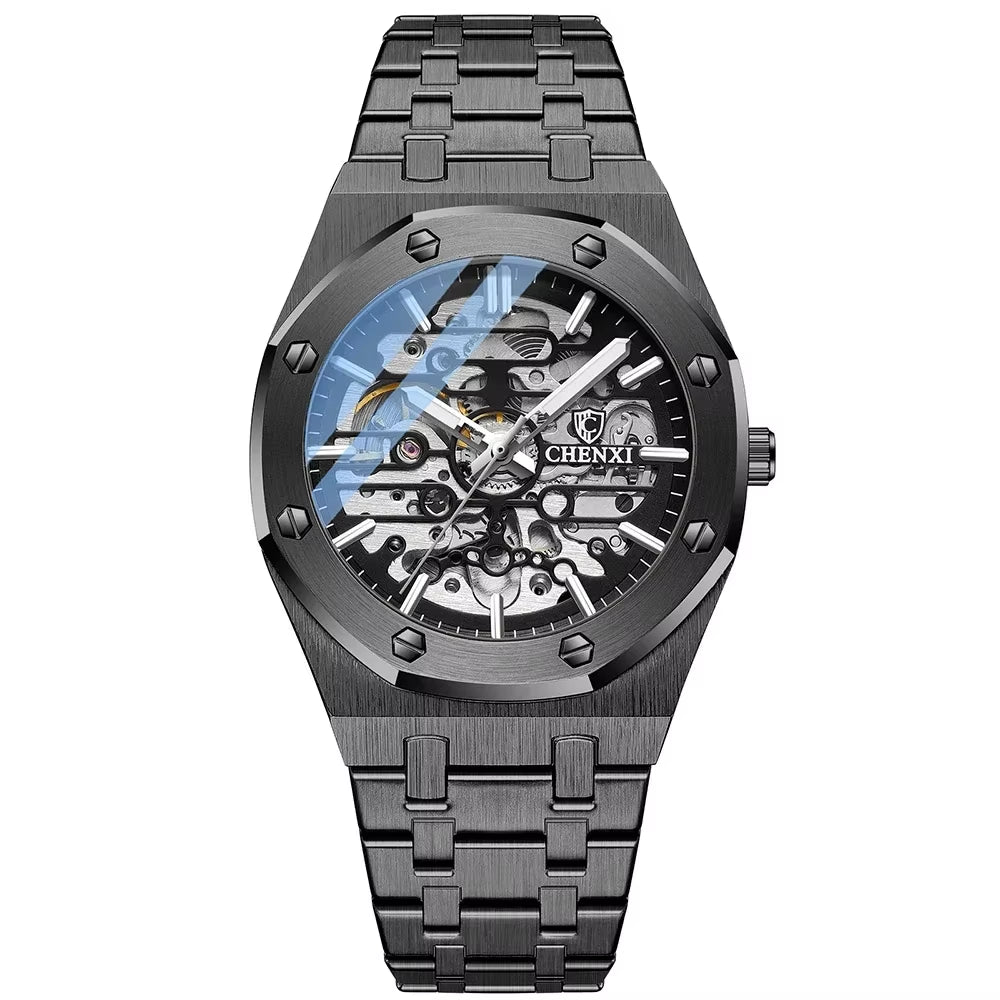 8848 Automatic Mens Watches Top Brand Mechanical Tourbillon Wrist Watch Waterproof Business Stainless Steel Sport Watches