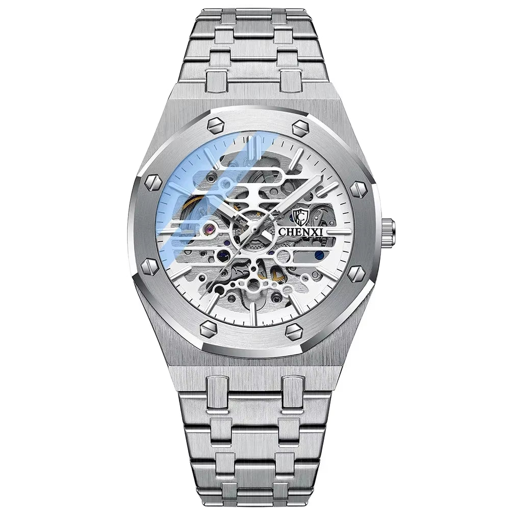 8848 Automatic Mens Watches Top Brand Mechanical Tourbillon Wrist Watch Waterproof Business Stainless Steel Sport Watches
