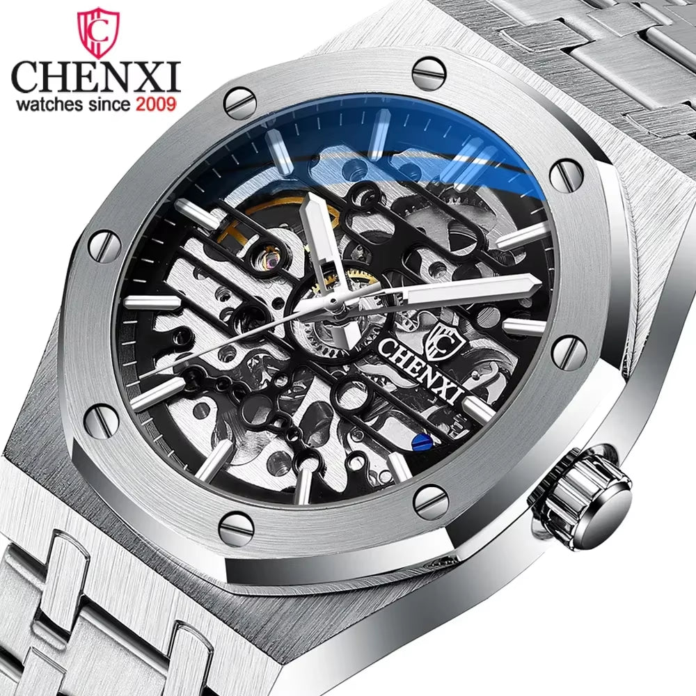 8848 Automatic Mens Watches Top Brand Mechanical Tourbillon Wrist Watch Waterproof Business Stainless Steel Sport Watches