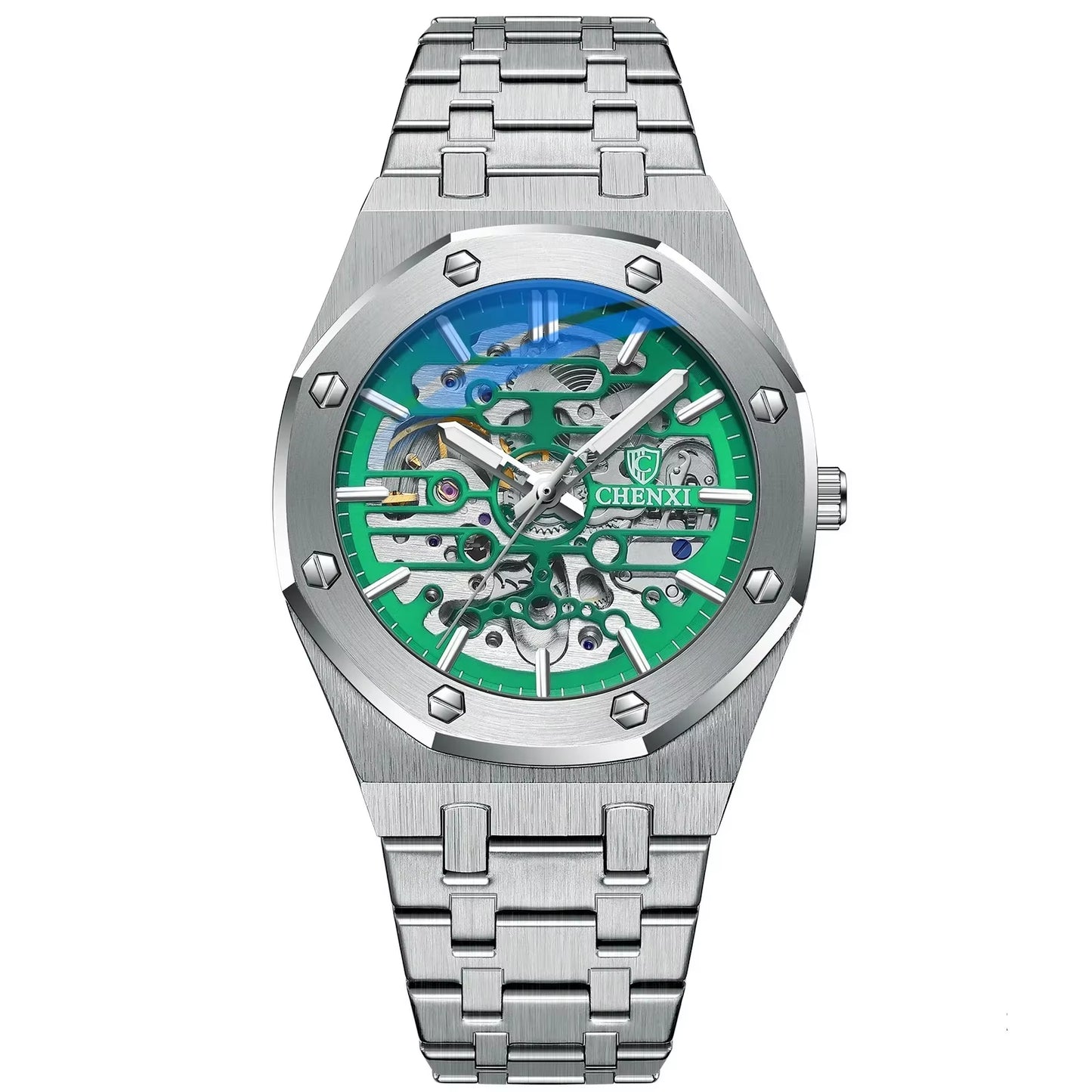 8848 Automatic Mens Watches Top Brand Mechanical Tourbillon Wrist Watch Waterproof Business Stainless Steel Sport Watches